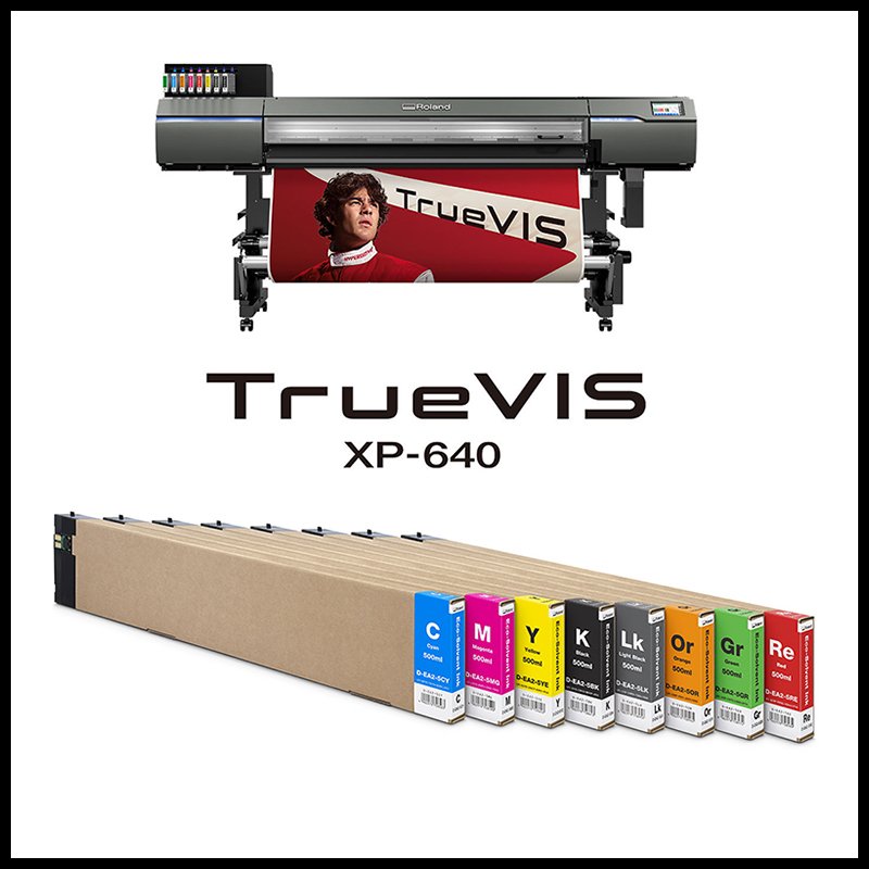 Roland DG Expands D-EA2 Multi-Colour Ink Compatibility for TrueVIS XP-640 to Deliver Accessible Premium Print Performance