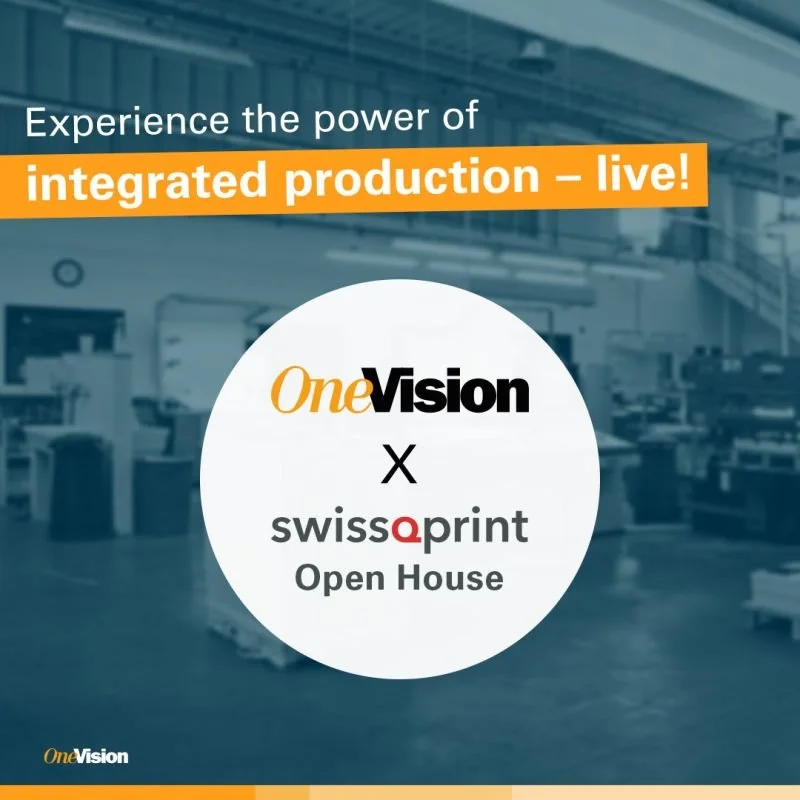 OneVision Software at the swissQprint Roadshow 2026 – Experience The Power Of Integrated Production Live!