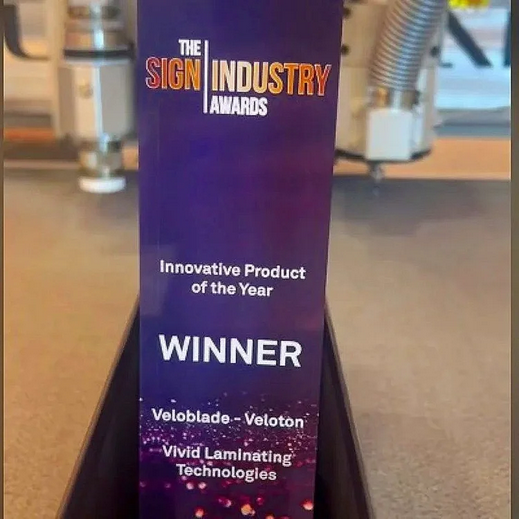 Vivid Laminating Technologies Wins Innovative Product Of The Year For Patented Veloton System