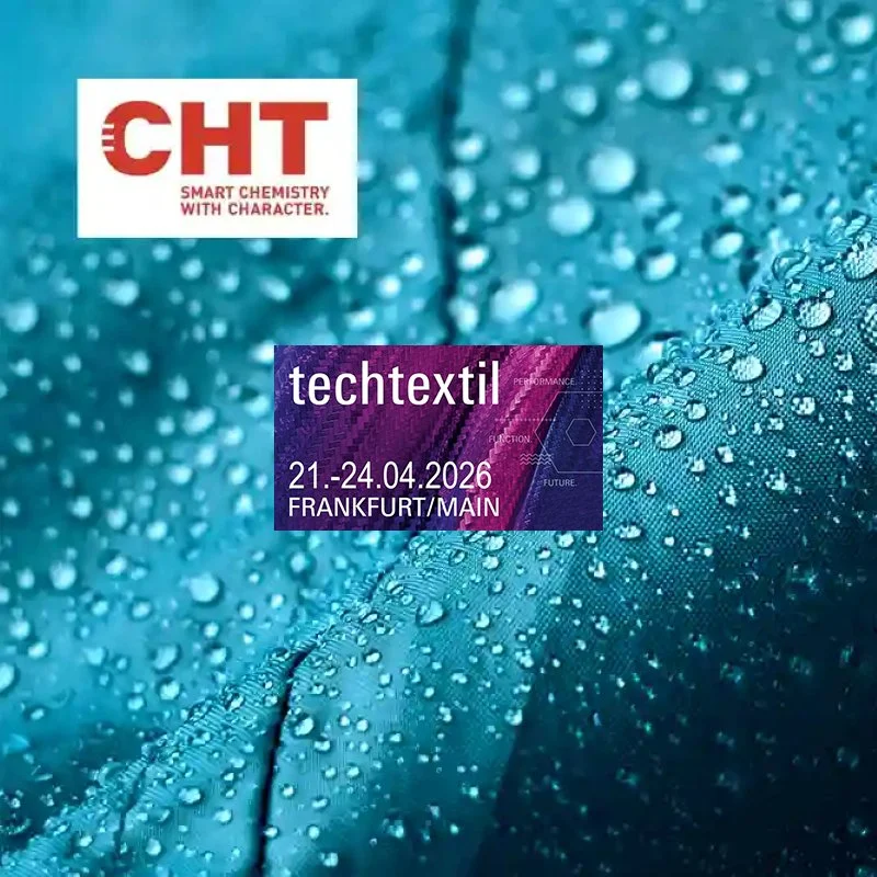 CHT Group To Showcase Intelligent Speciality Chemical Solutions For Technical Textiles At Techtextil 2026