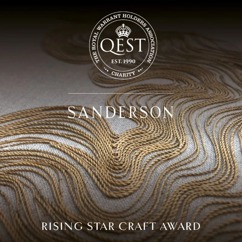 Nominations Open for the £25,000 QEST Sanderson Rising Star Craft Award 2026