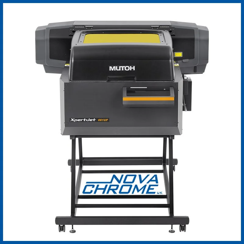 Nova Chrome UK Showcases the MUTOH XpertJet 661UF UV Printer to Drive Sustainable Customisation