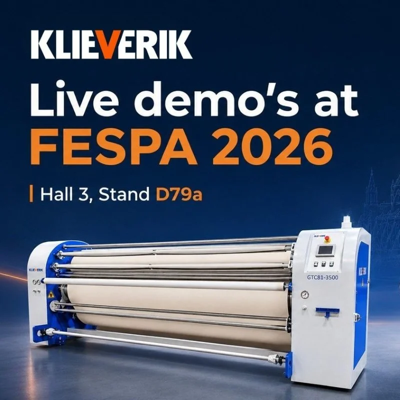 Klieverik to Showcase Advanced Calender Technology and Initiate Future Innovations at FESPA 2026 in Barcelona