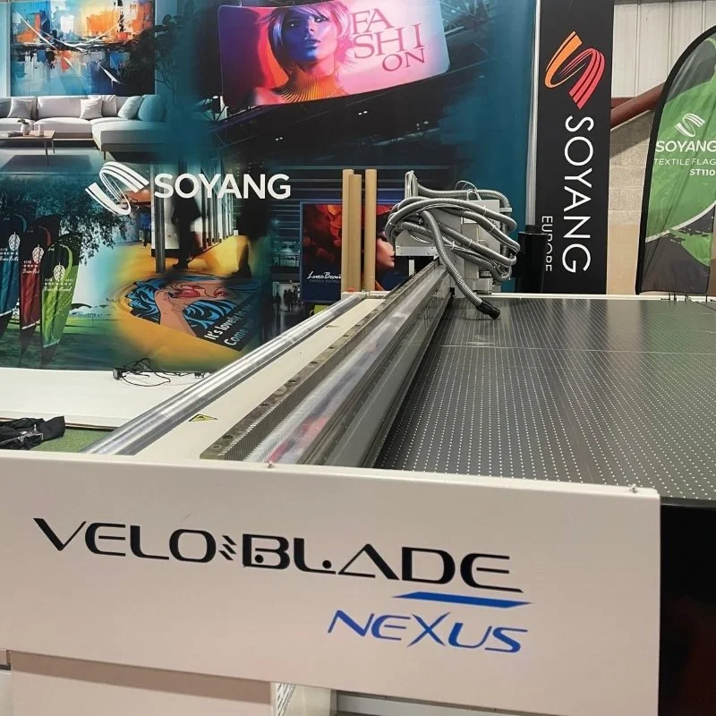 Soyang Europe and Vivid Laminating Technologies Partner up to Deliver a 3.2m VeloBlade Nexus in Leighton Buzzard