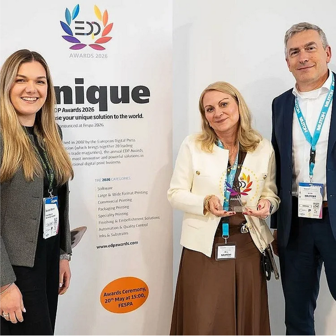 Mutoh Europe nv Wins EDP Award for Breakthrough XpertJet 1681SR Pro Printer