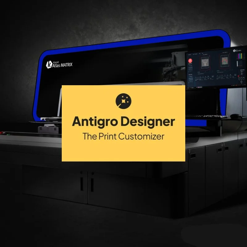 Smart Personalisation ─ Antigro Designer and Kornit Atlas MATRIX Integration Customises Apparel Printing