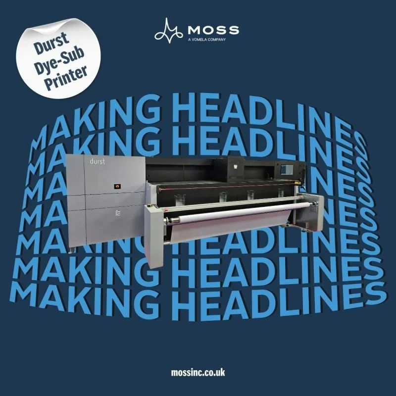 MOSS UK Strengthens Production Capabilities with New Durst P5 TEX iSUB Textile Printer
