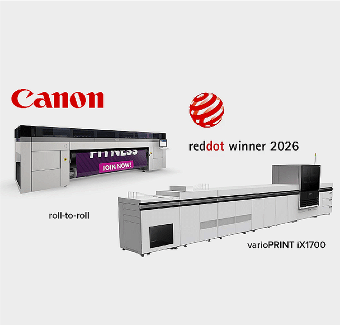 Canon Commercial Printer Designs Win Red Dot Awards For 2026