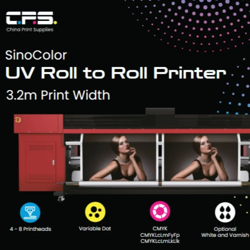 China Print Supplies UK Ltd Introduces the Sinocolor UR-3200S Wide-Format UV Printer