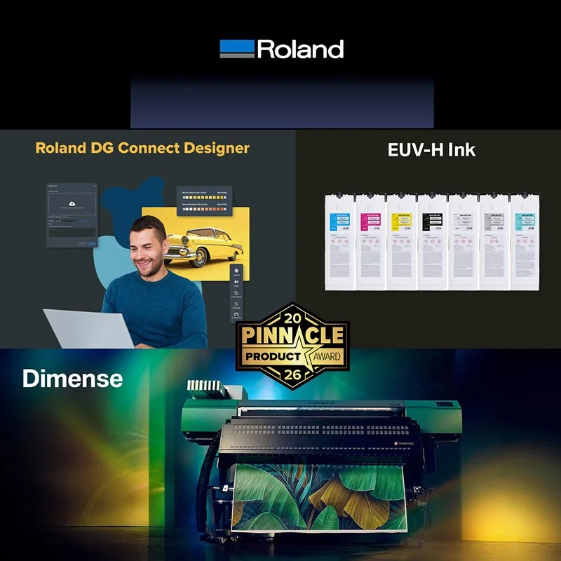 Three Roland DG Products Win 2026 PRINTING United Alliance Pinnacle Awards