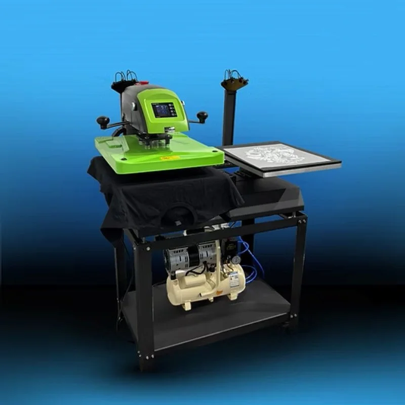Resolute’s DTF Pneumatic Twin Platen Heat Press Boosts Print Shop Productivity