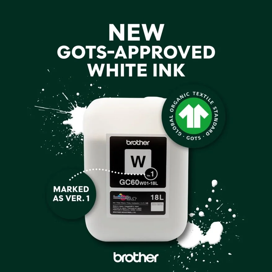 Brother Launches New Sustainable White Ink Formula for GTX Series Printers