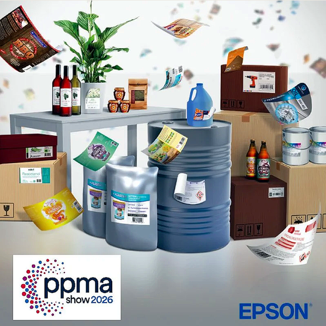 Epson To Showcase ColorWorks On-Demand Colour Label Printing At PPMA Show 2026