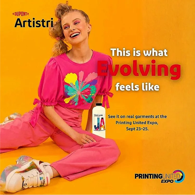 Dupont™ Artistri® Digital Printing Solutions To Showcase Live Automated DTF Production At PRINTING United Expo