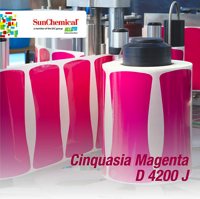 Sun Chemical’s Cinquasia® Magenta D 4200 J Advances Digital Ink Performance By Combining Brilliance, Durability, And Versatility