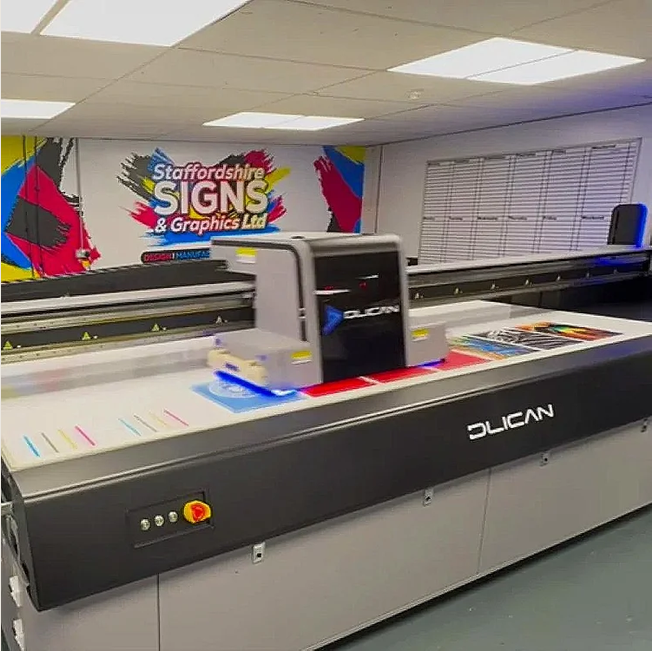 The New Flatbed Printer From China Print Supplies Boosts Production Capabilities At Staffordshire Signs &amp; Graphics