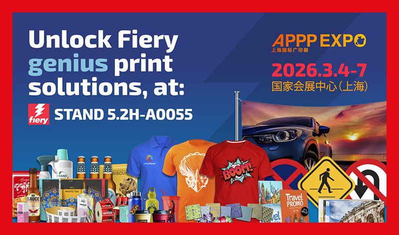 Fiery To Showcase Latest Print Innovations At APPP EXPO 2026 IN ...