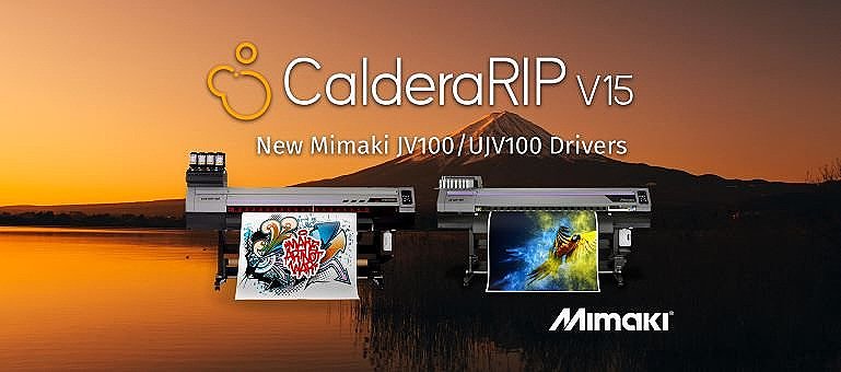 CalderaRIP Software Launches New Drivers For Mutoh's XpertJet Dye