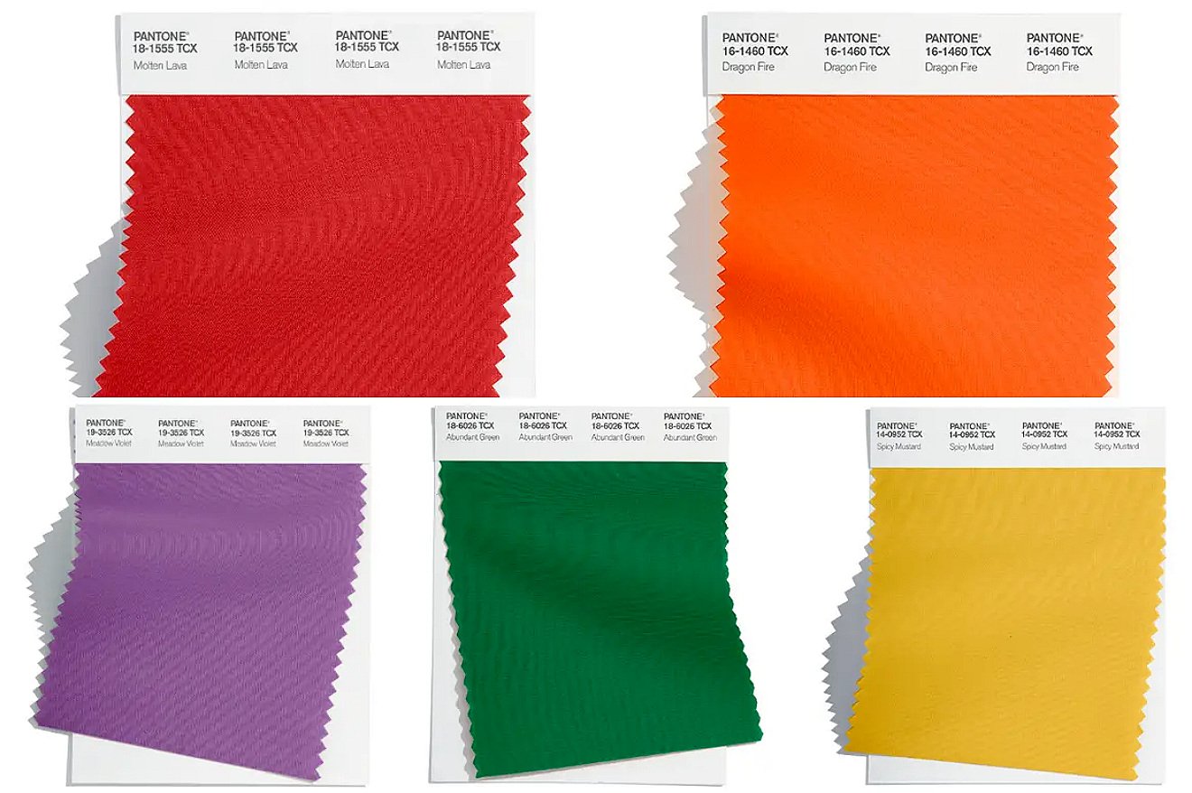 Pantone reveals the 15 colours of autumn/winter 2022