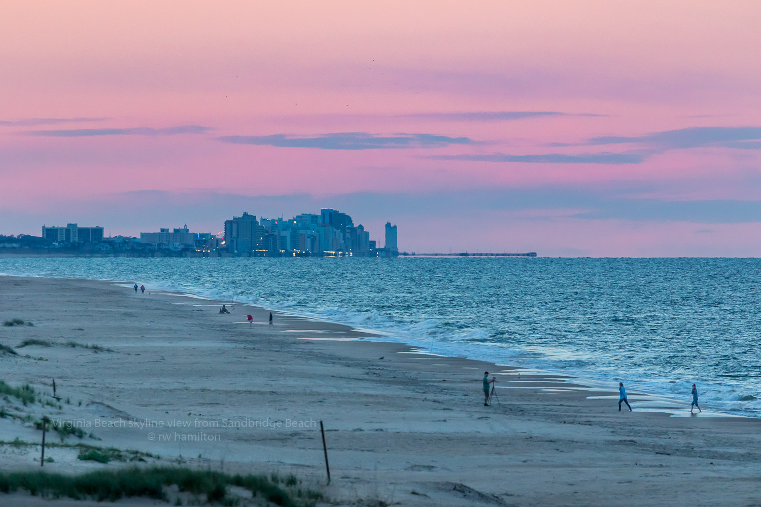 Virginia Beach skyline viewed from Sandbridge