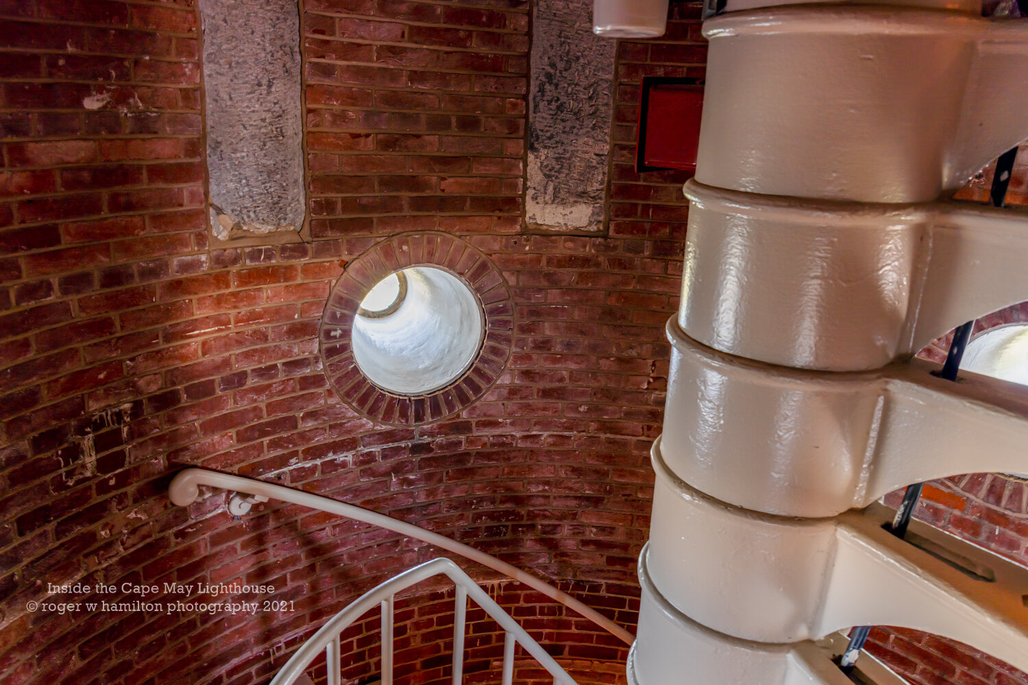 Inside the Cape May Lighthouse