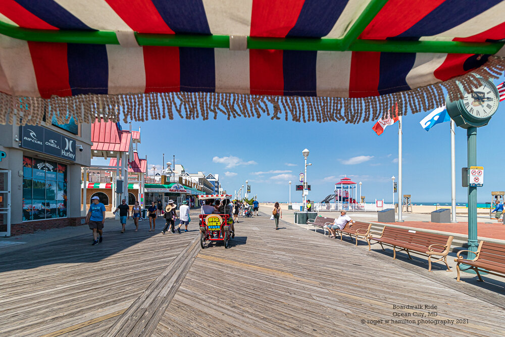 Pedaling on the Boardwalk
