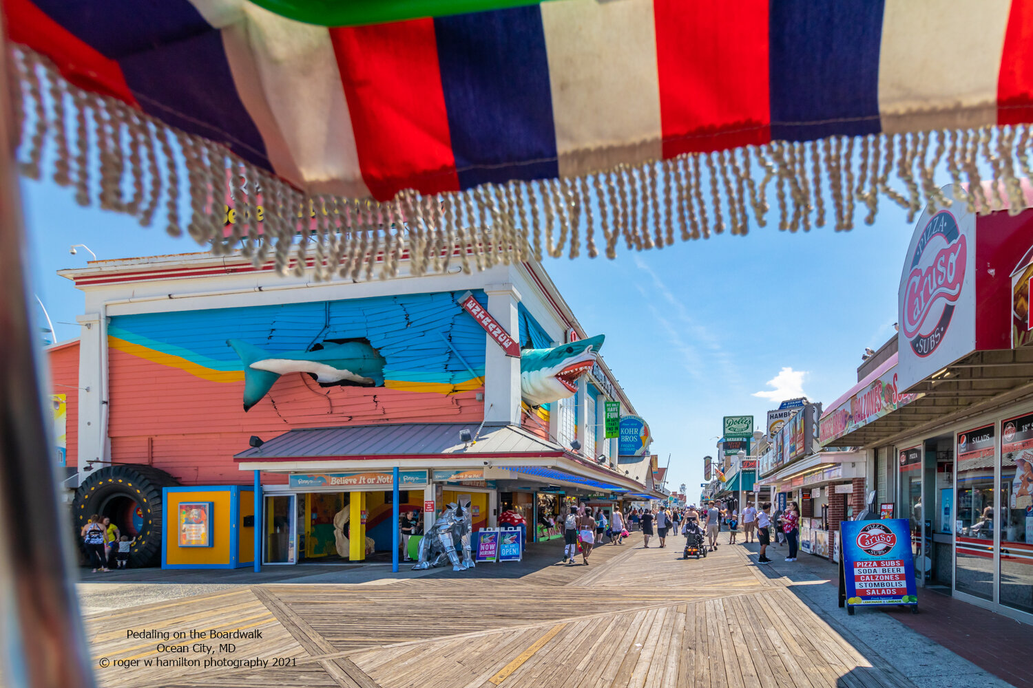 Pedaling on the Boardwalk