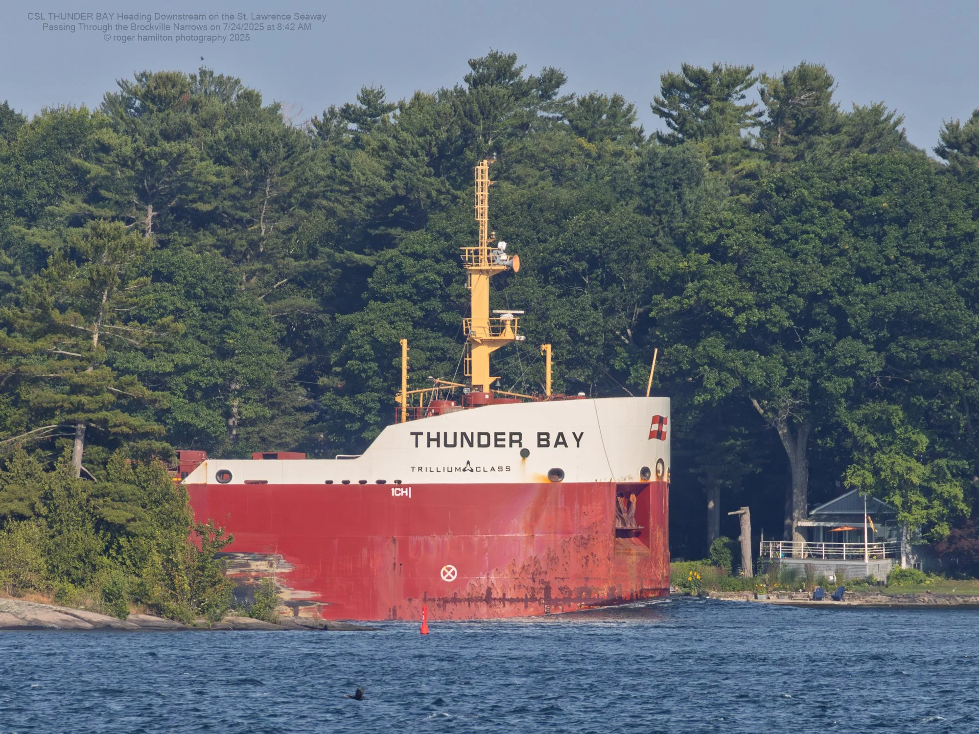 CSL THUNDER BAY Heading Downstream