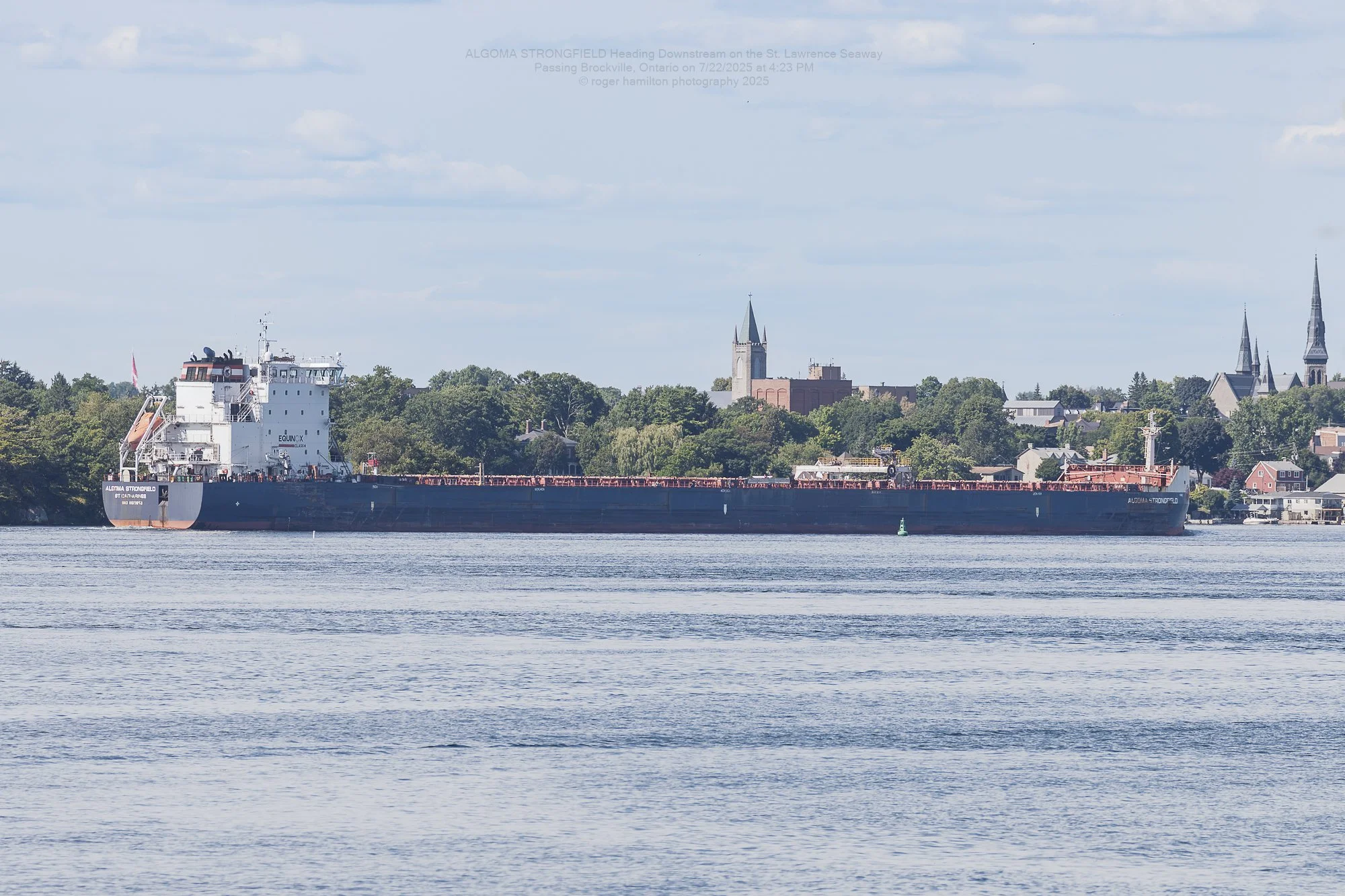 ALGOMA STRONGFIELD Heading Downstream