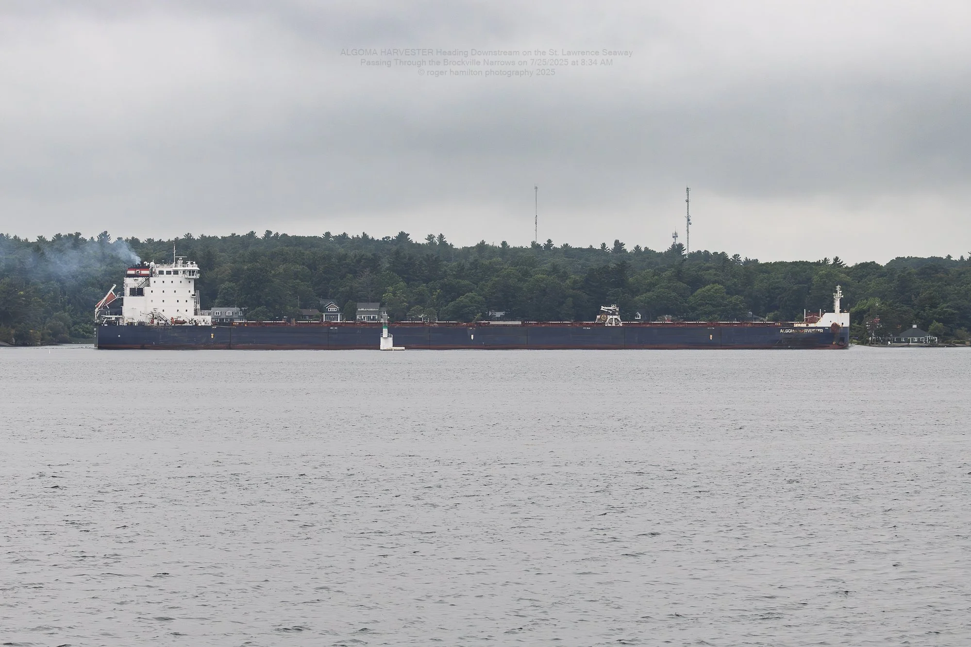 ALGOMA HARVESTER Heading Downstream