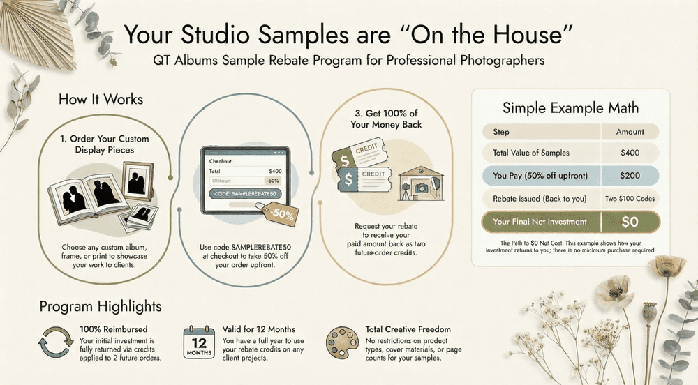 Sample Rebate Program — QT Albums