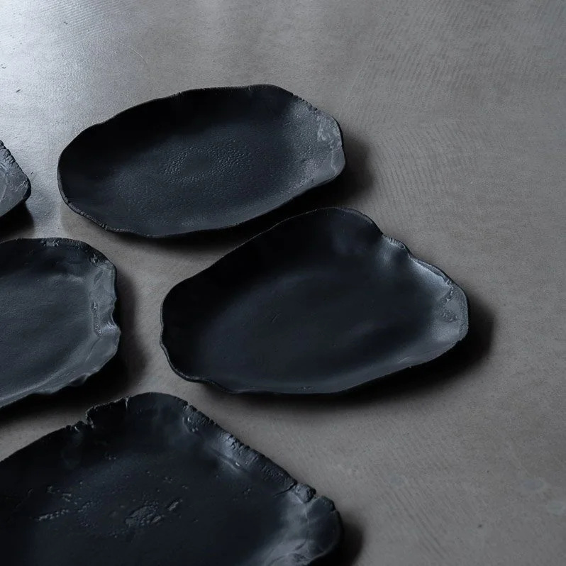 Huge Anthracite Plate