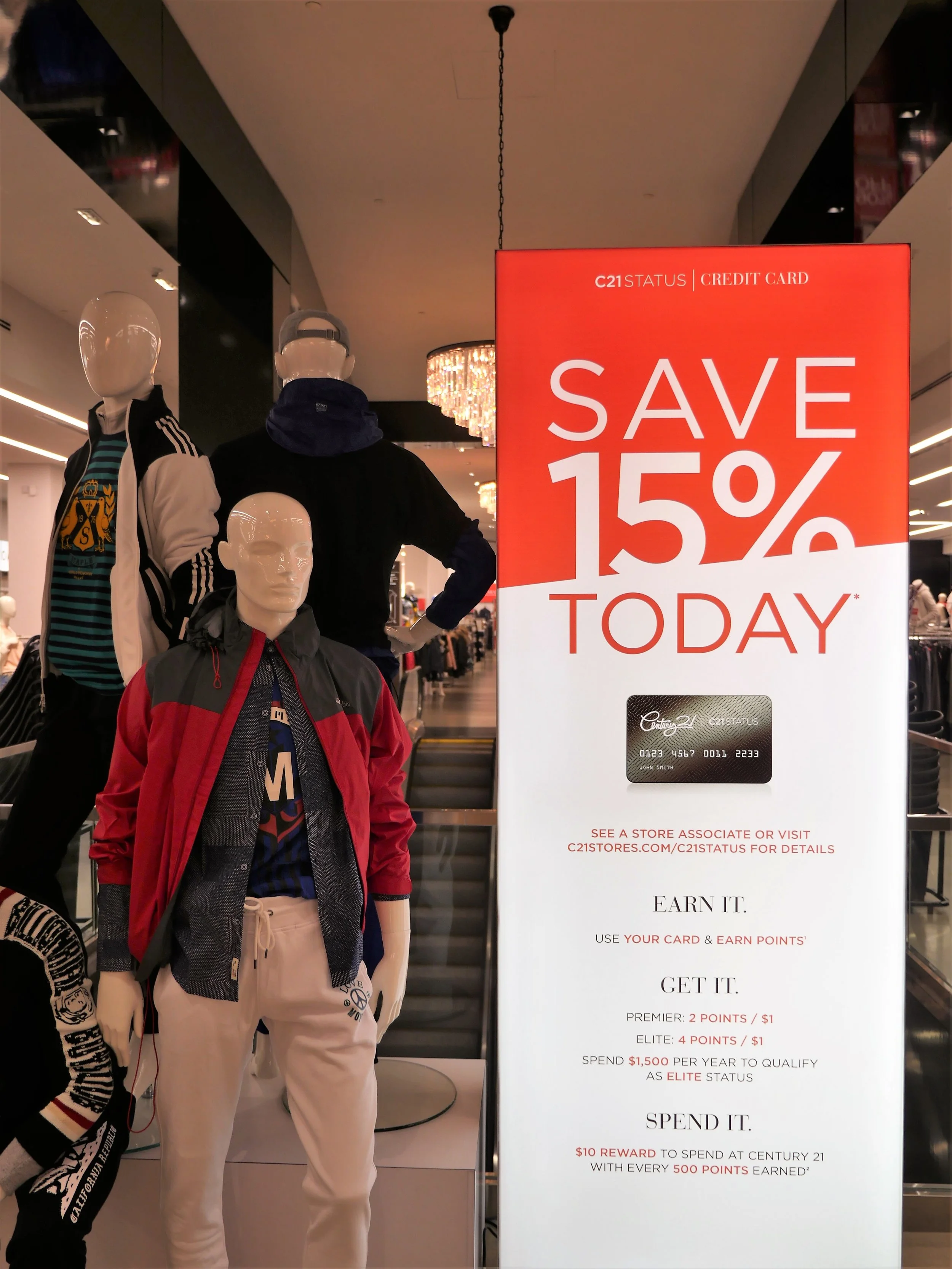  Many of us were unaware that Century 21 has a loyalty program.  Signing up for the C21 credit card is a big barrier to brand engagement. We’ve got card fatigue, confusion on the points, and the rewards simply aren’t worth it.  The perks of the progr