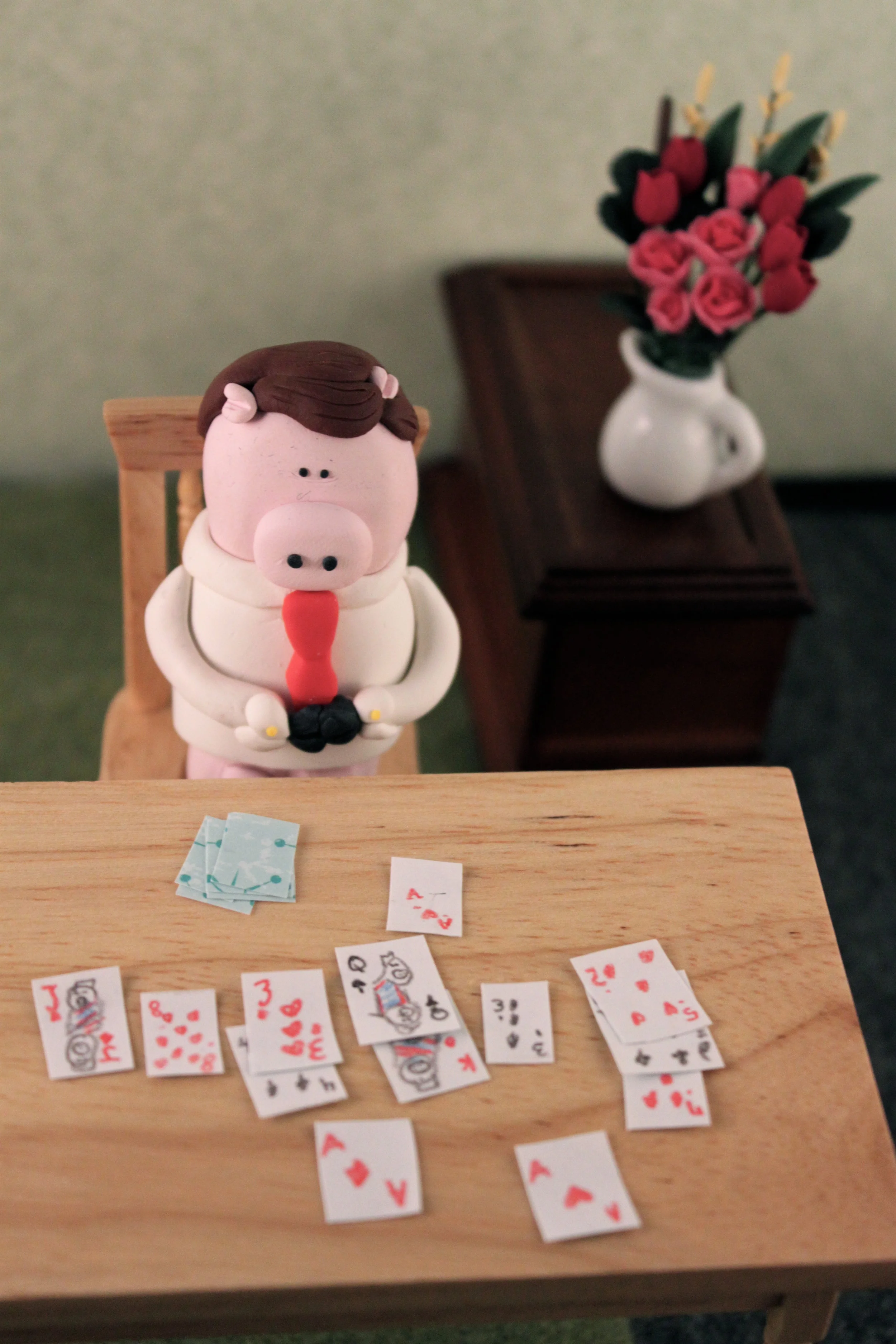 Middle-Aged Pig Game Night