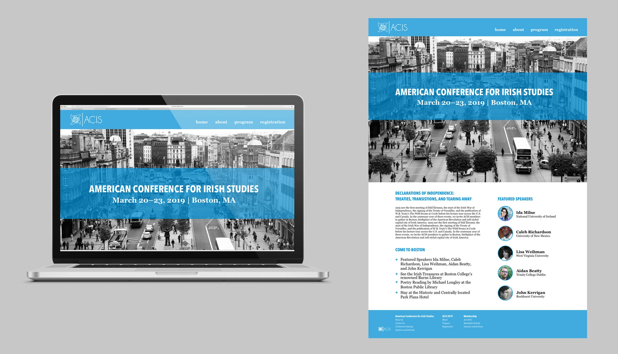 website homepage