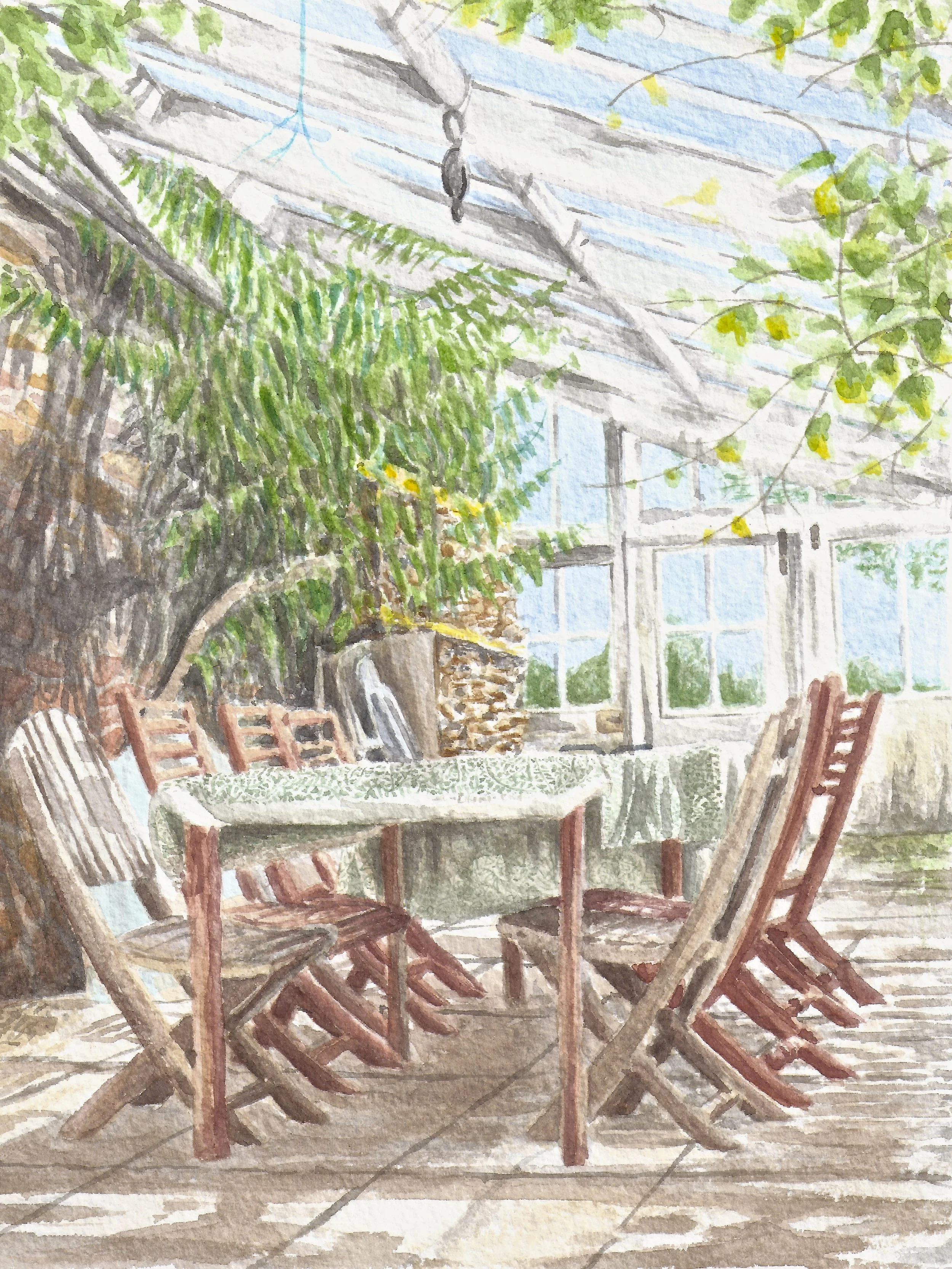Dower Cottage vine house watercolour.jpg