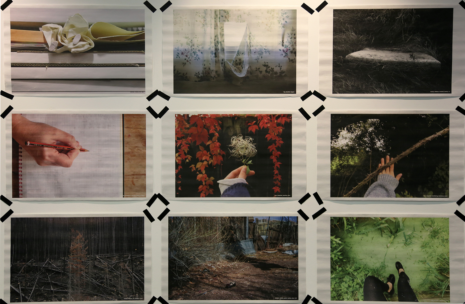 My images lower left and top right - part of the installation on the ground floor