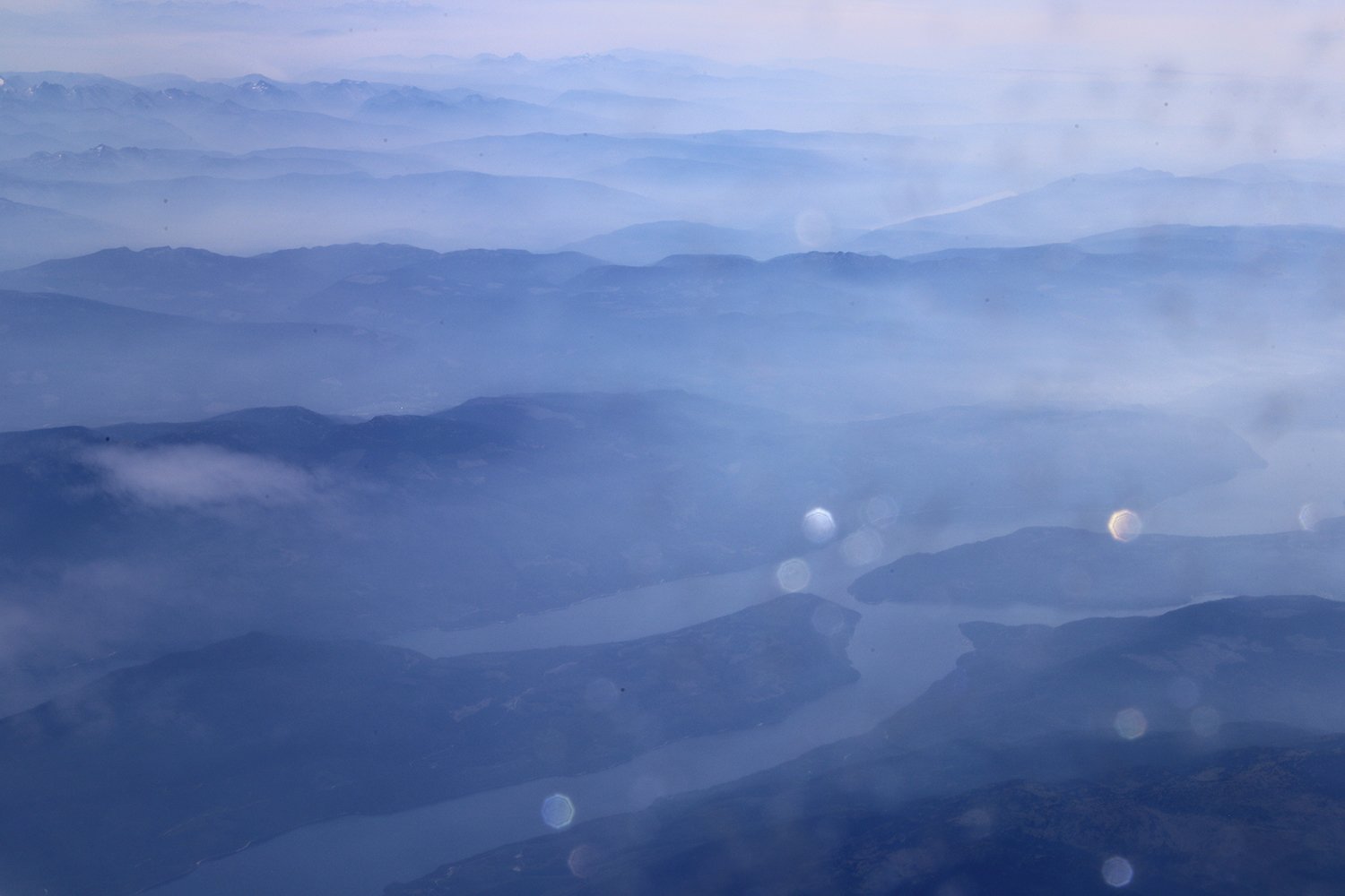 In the clouds