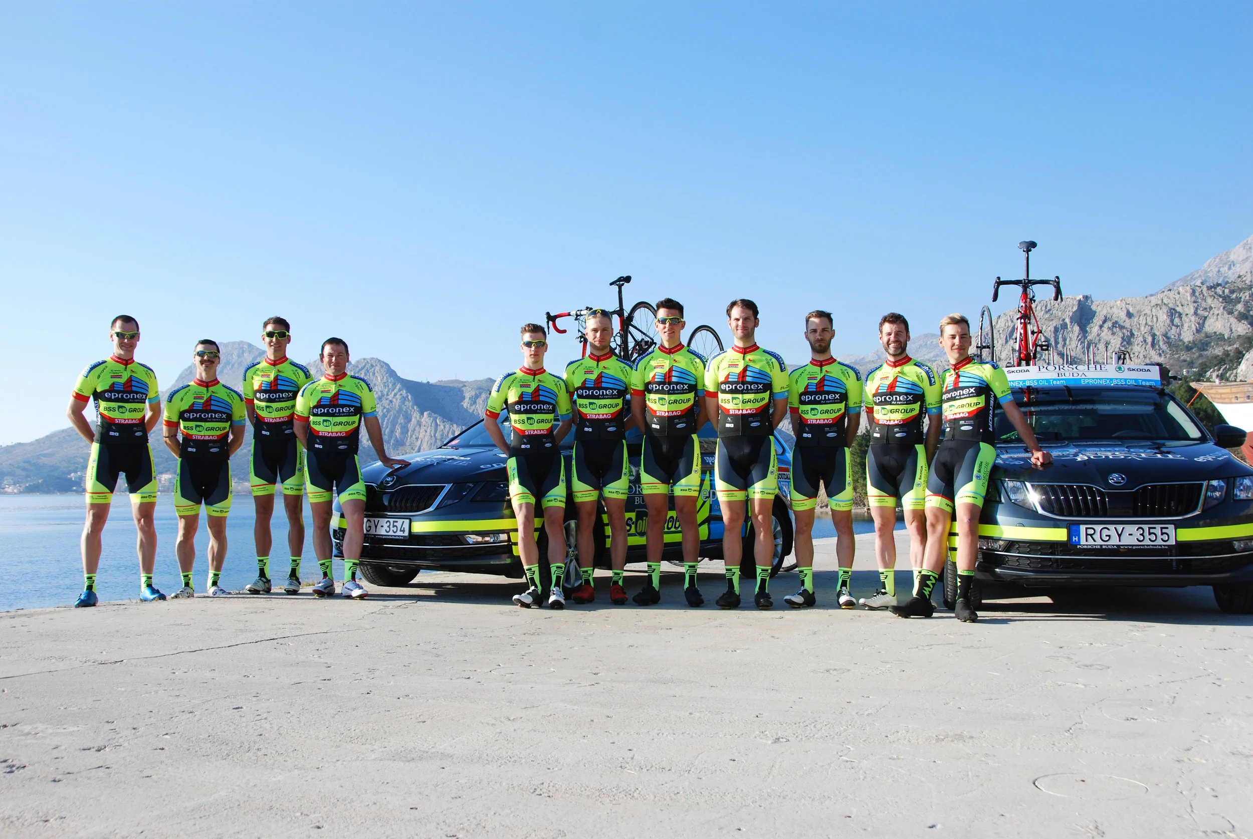 2019-es Epronex - Bss Oil csapata, a Porsche Budától kapott 2db Skoda Octavia-val