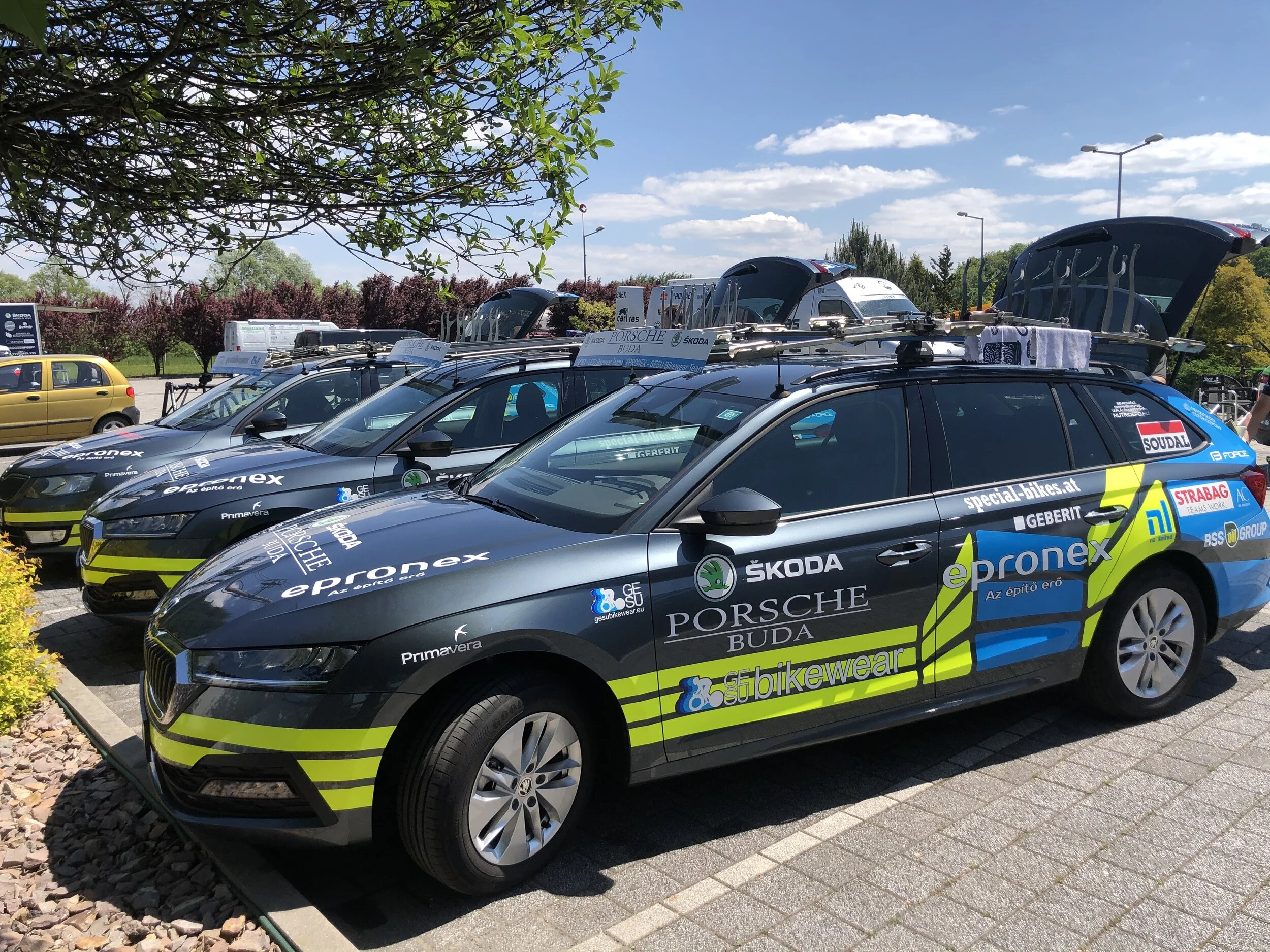  59th Tour of Malopolska - Poland UCI 2.2 - Vehicles of the Team 