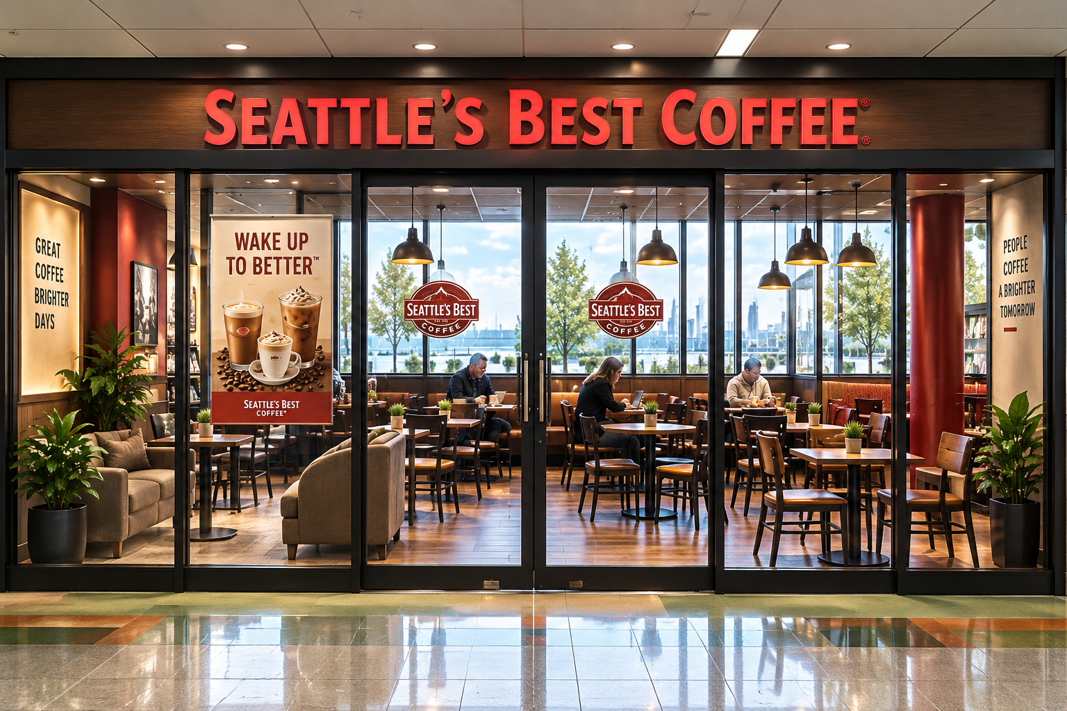 Seattle's Best Coffee interior architecture project