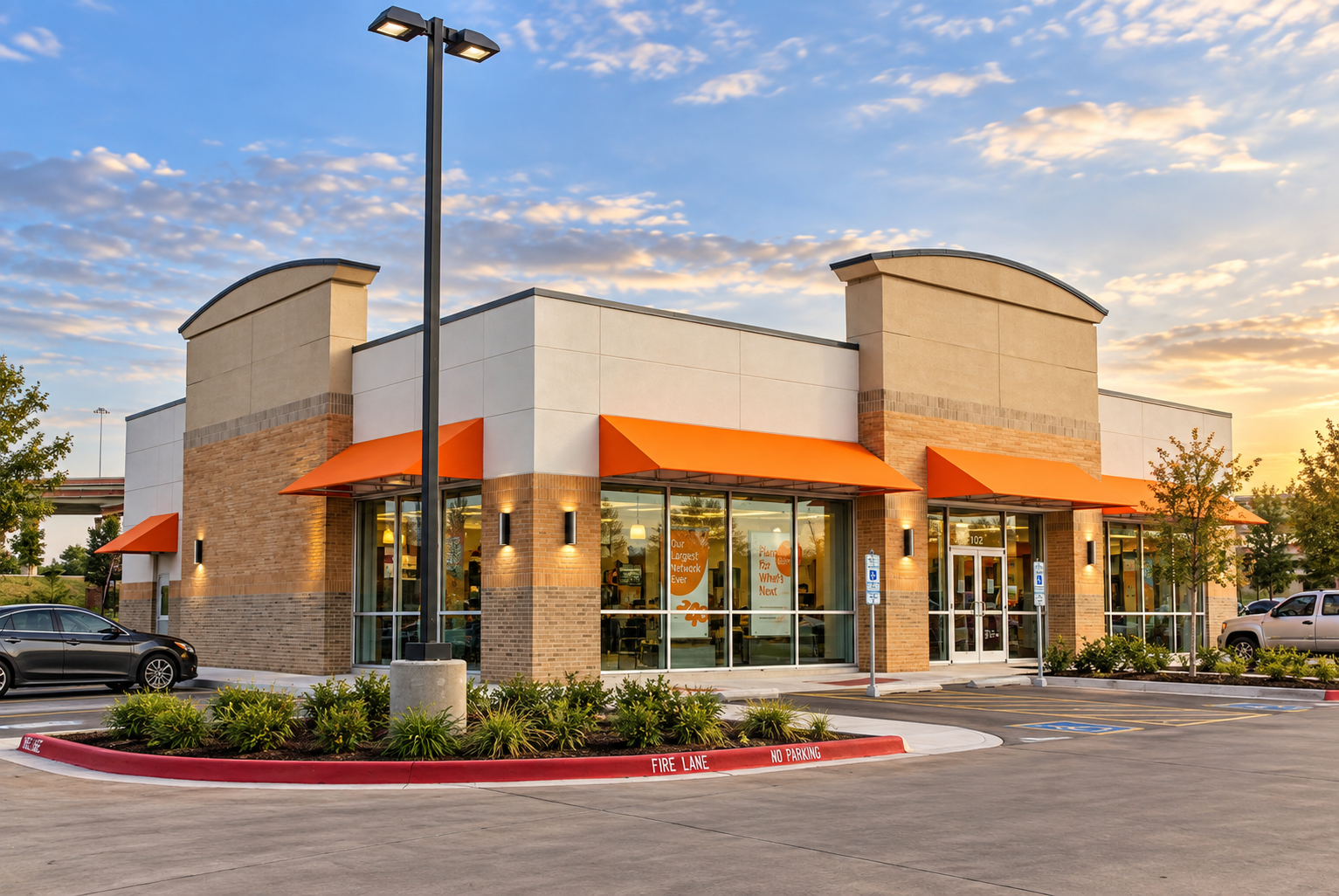Stand alone commercial building design in Harlingen, Texas