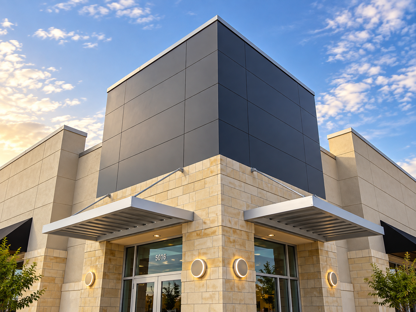 Stand alone commercial building design in Lubbock, Texas
