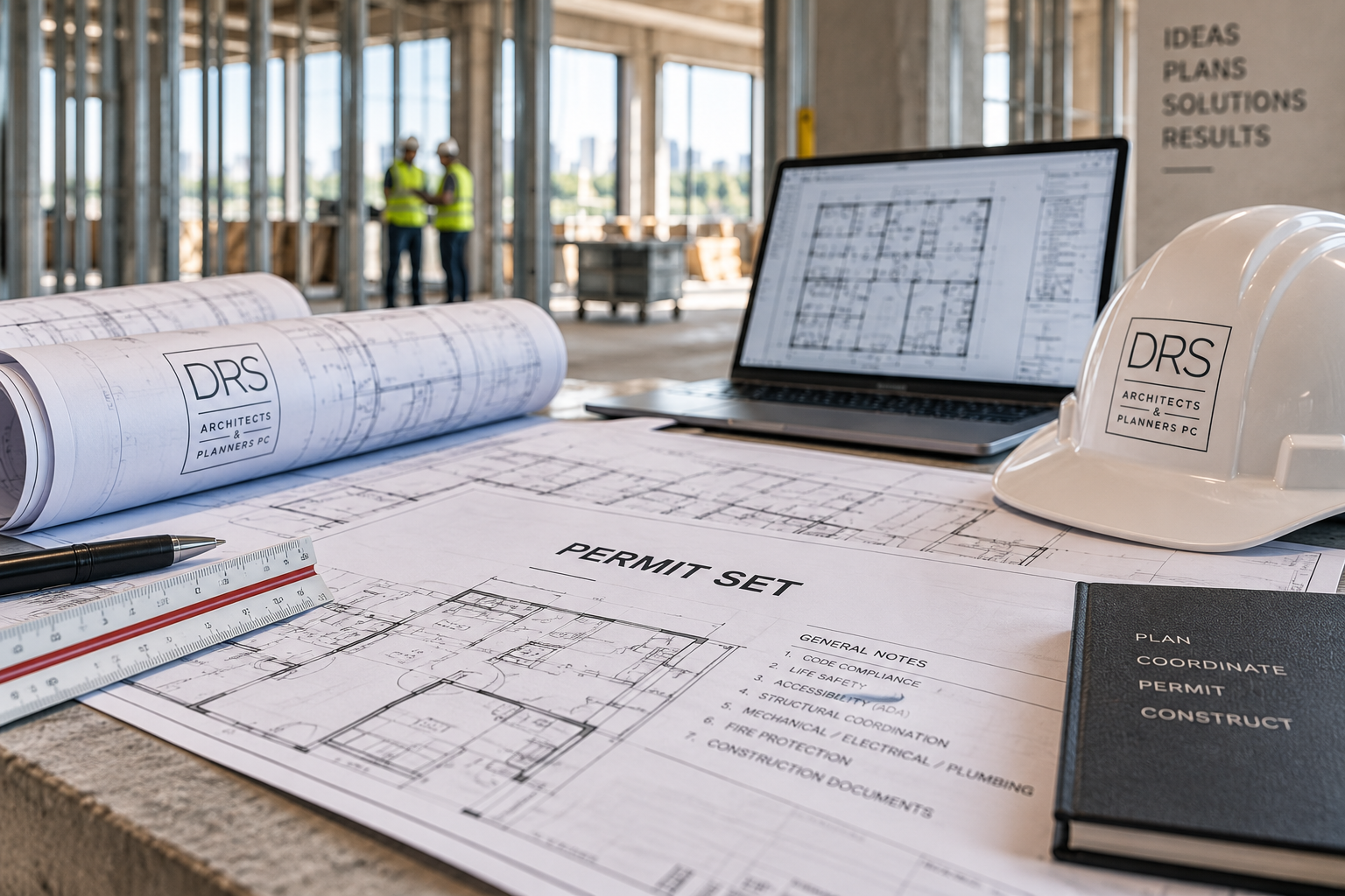 Commercial permit documentation and construction support by DRS Architects & Planners