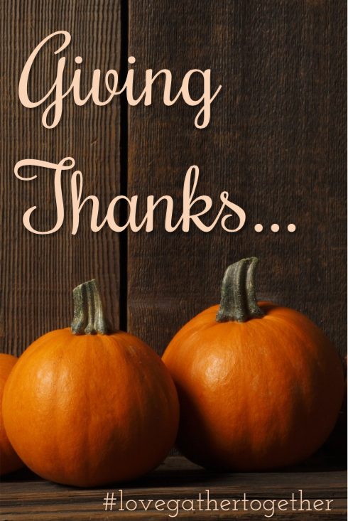 Giving Thanks