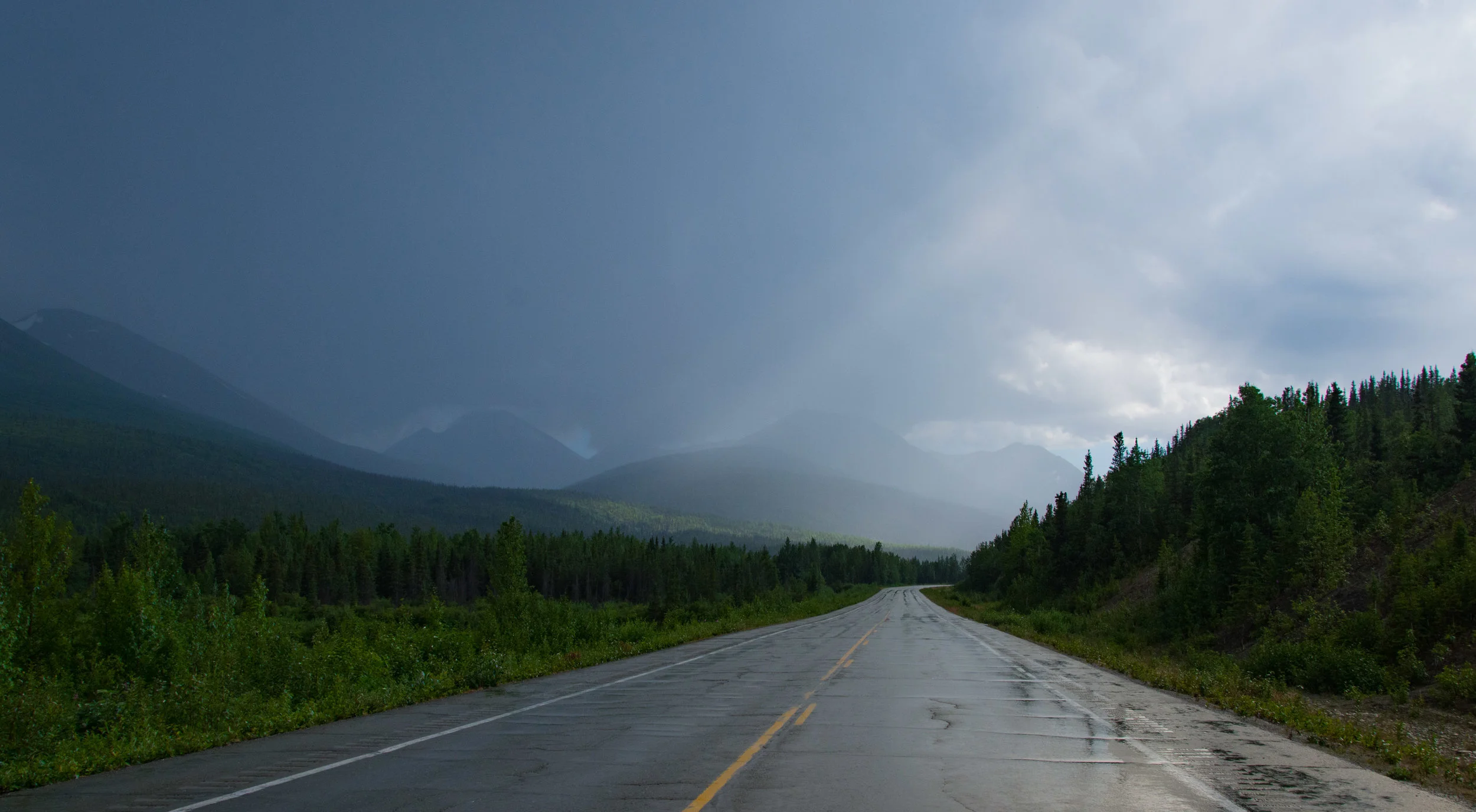 Rain on the way to Valdez