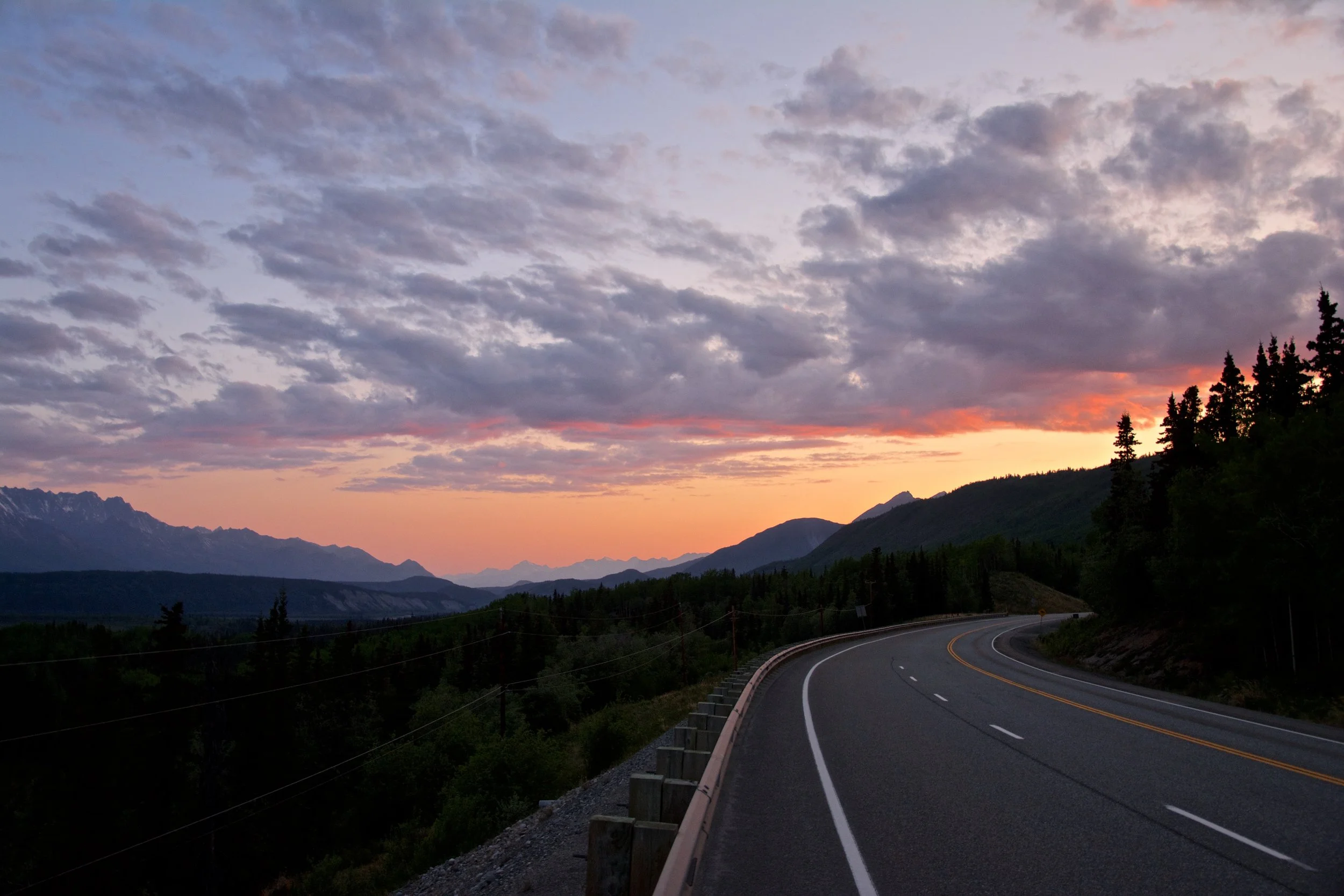Matanuska Glacier Sunset