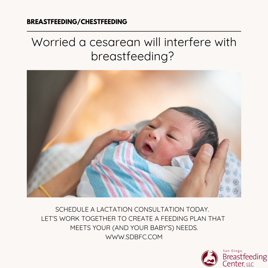Breastfeeding after a cesarean birth