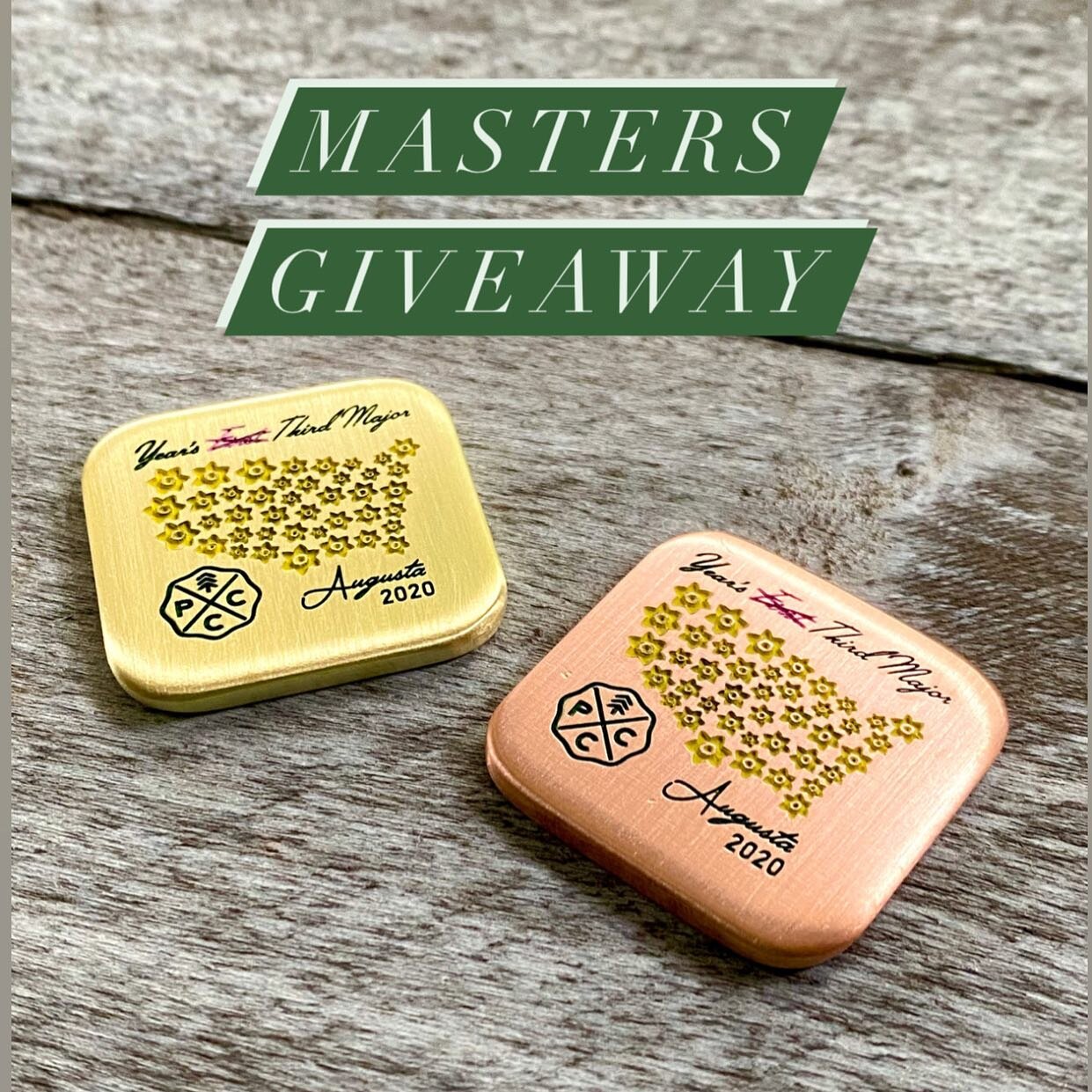 This year&rsquo;s Masters is officially underway! We&rsquo;re giving away two 2020 Masters Ball Markers. Enter during the tournament and we&rsquo;ll announce TWO winners on Sunday!

To enter:
🌺 Like this post 
🌺 Tag two friends in the comments belo
