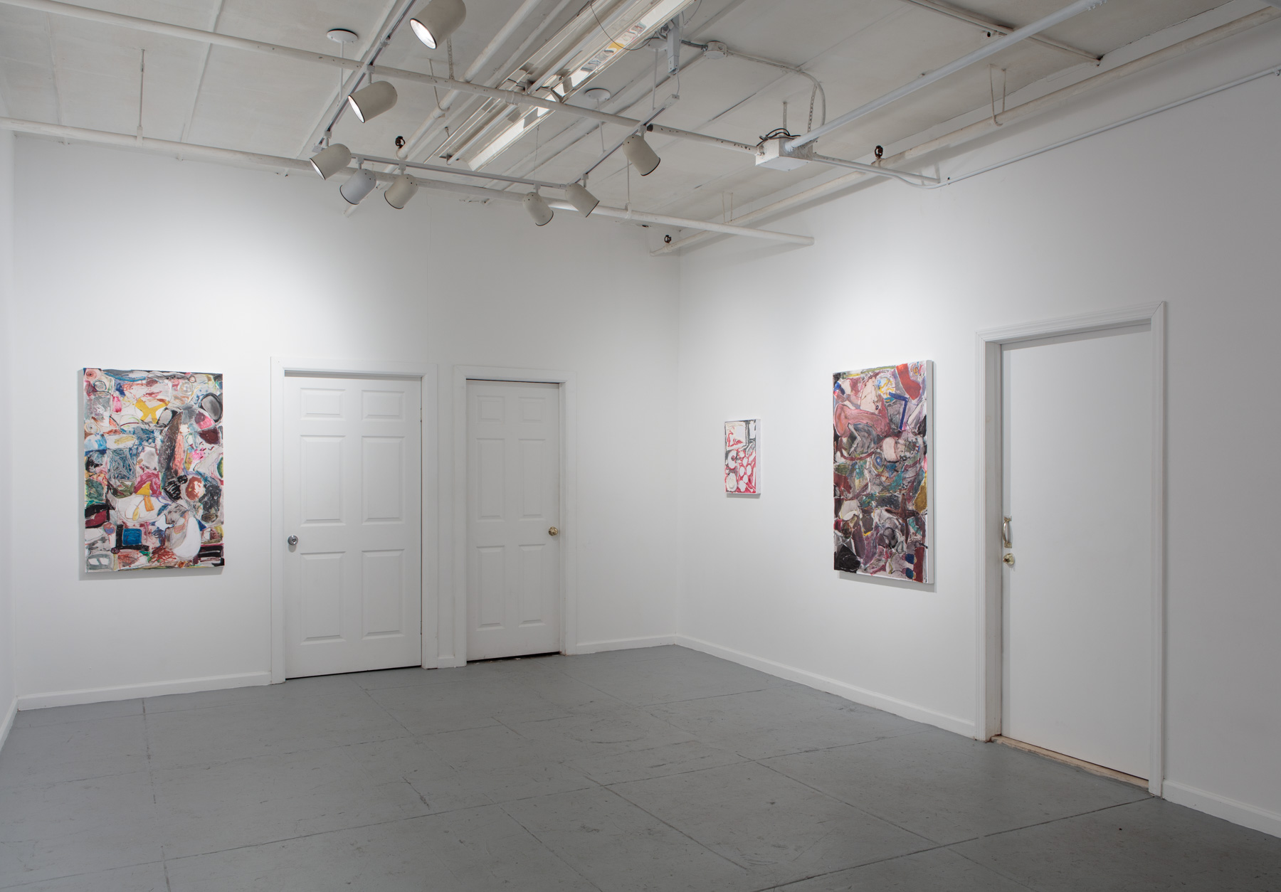 triple andrew, installation view, 106 green